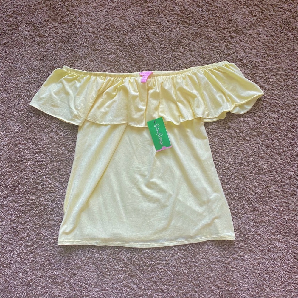 Lilly Pulitzer off the shoulder top